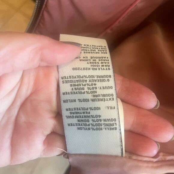 Kate Spade ♠️ Black Puffer Jacket with Rose Pink Interior & Accents! - Picture 8 of 15